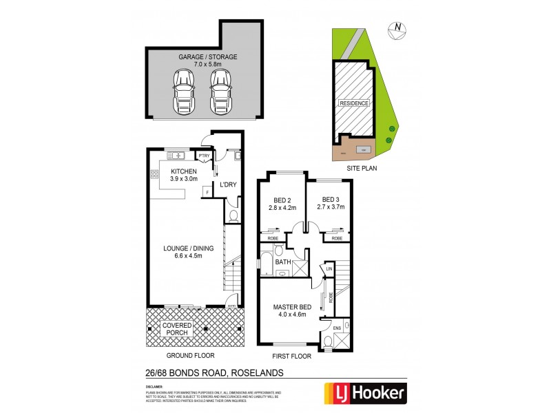 26/68-74 Bonds Road, Roselands NSW 2196 Floorplan