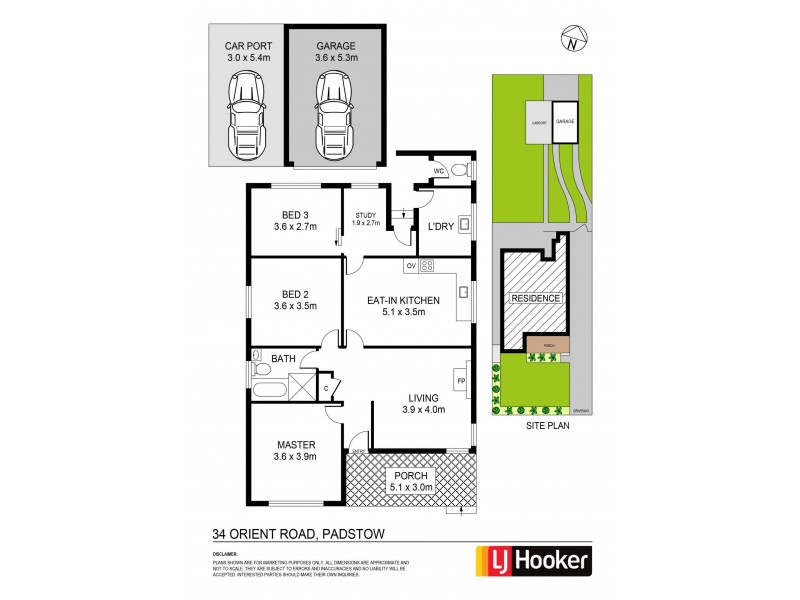 34 Orient Road, Padstow NSW 2211 Floorplan
