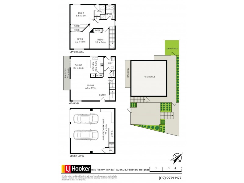 8/5 Henry Kendall Avenue, Padstow Heights NSW 2211 Floorplan