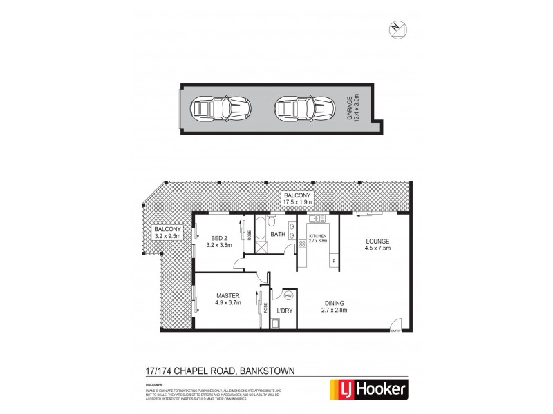 17/174 Chapel Road, Bankstown NSW 2200 Floorplan