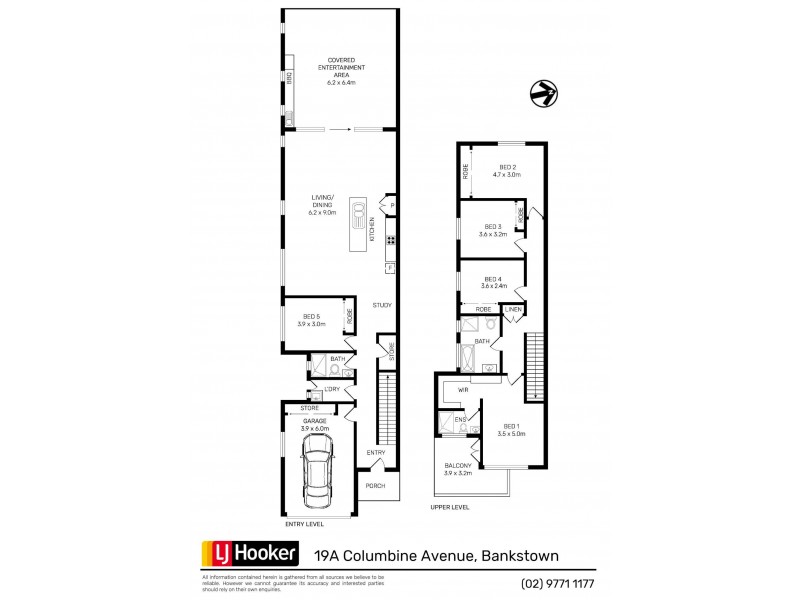 19A Columbine Avenue, Bankstown NSW 2200 Floorplan