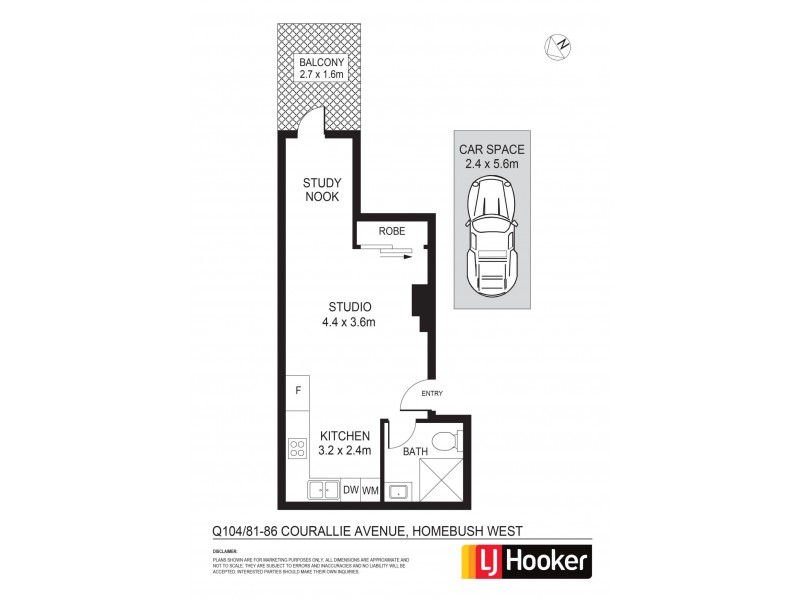 Q104/81-86 Courallie Avenue, Homebush West NSW 2140 Floorplan