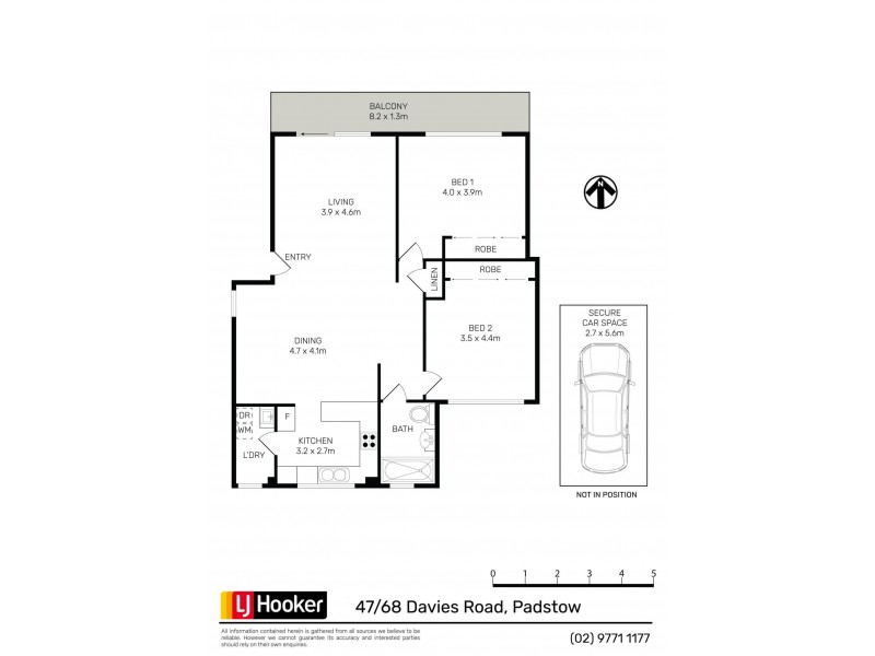 47/68 Davies Road, Padstow NSW 2211 Floorplan