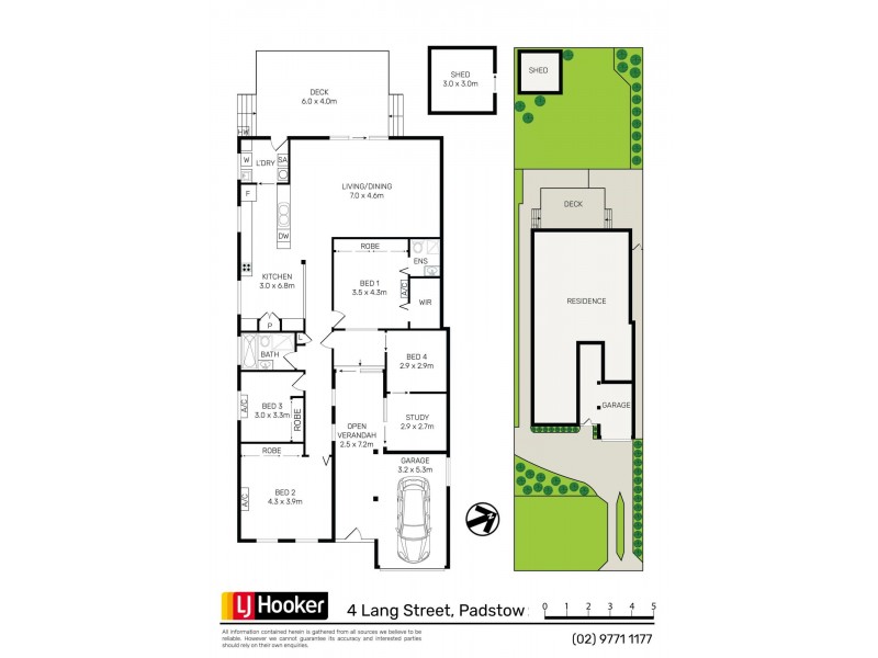 4 Lang Street, Padstow NSW 2211 Floorplan