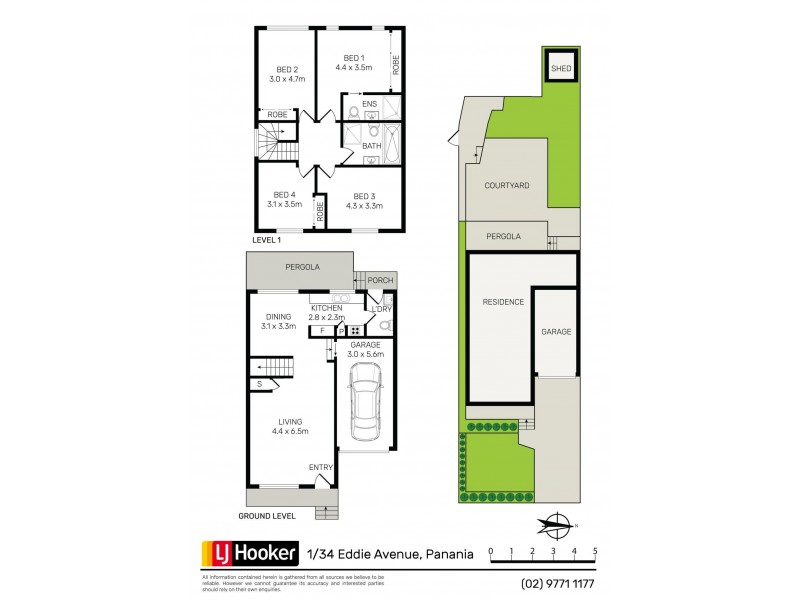 1/34 Eddie Avenue, Panania NSW 2213 Floorplan