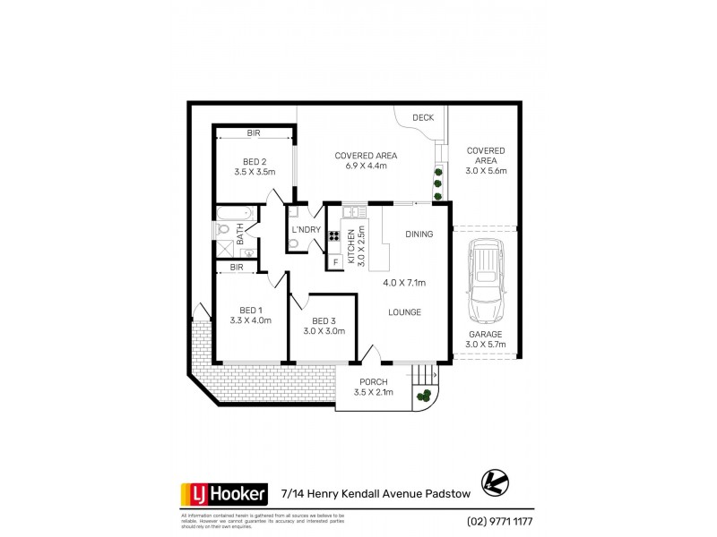 7/14 Henry Kendall Avenue, Padstow Heights NSW 2211 Floorplan