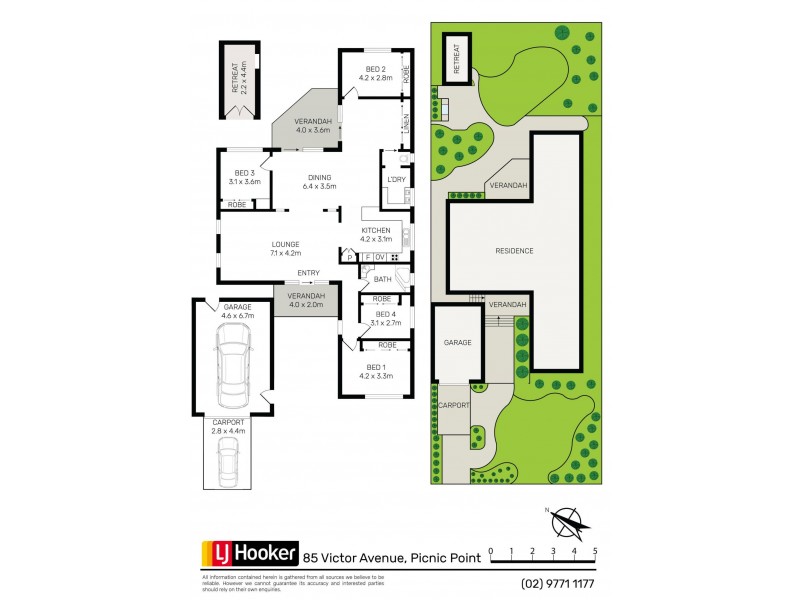 85 Victor Avenue, Picnic Point NSW 2213 Floorplan