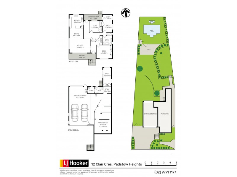 12 Clair Crescent, Padstow Heights NSW 2211 Floorplan