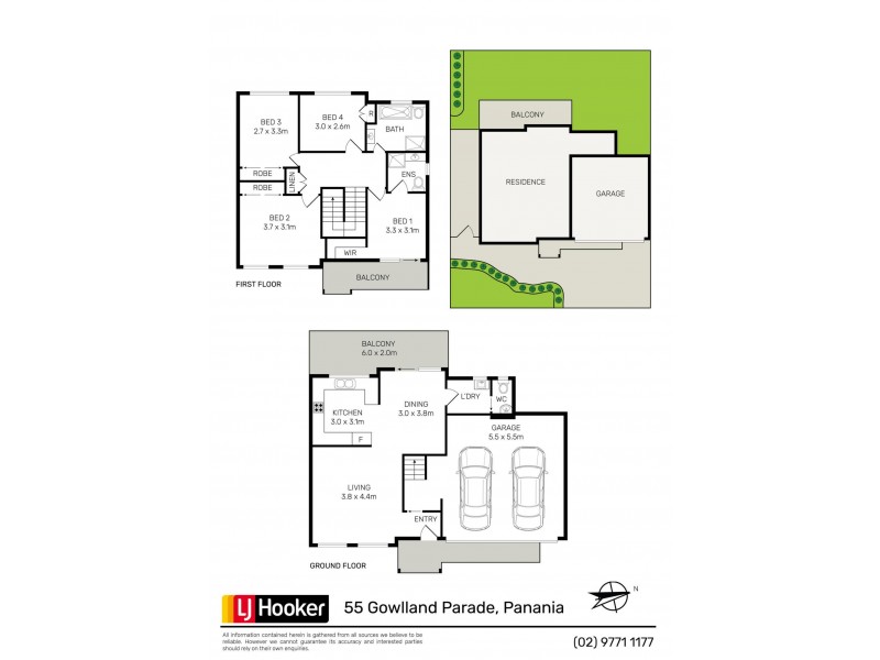 55 Gowlland Parade, Revesby NSW 2212 Floorplan