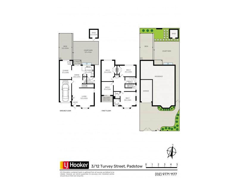 3/12 Turvey Street, Padstow NSW 2211 Floorplan