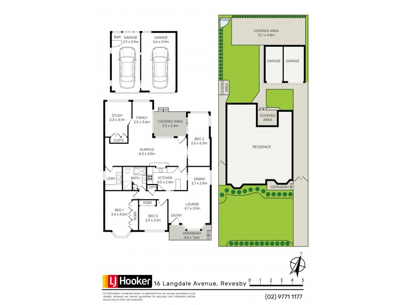 16 Langdale Avenue, Revesby NSW 2212 Floorplan