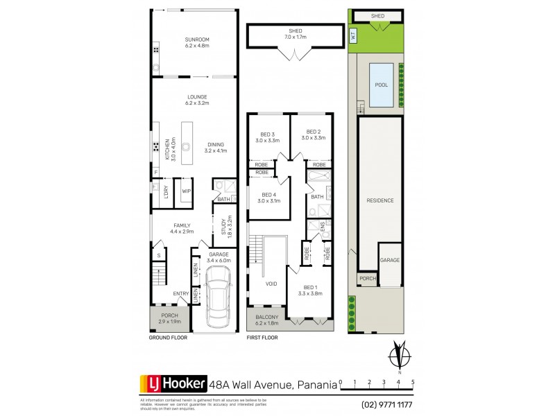 48A Wall Avenue, Panania NSW 2213 Floorplan