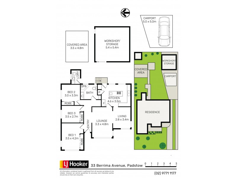 33 Berrima Avenue, Padstow NSW 2211 Floorplan