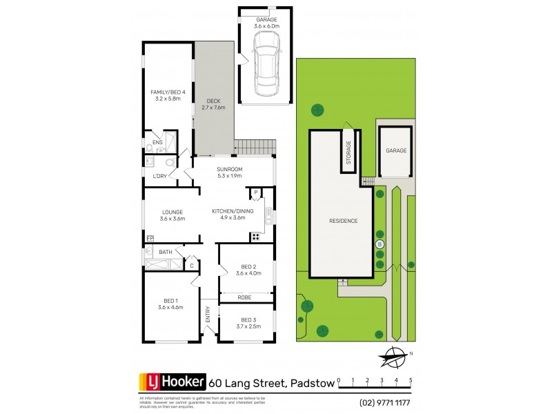 60 Lang Street, Padstow NSW 2211 Floorplan
