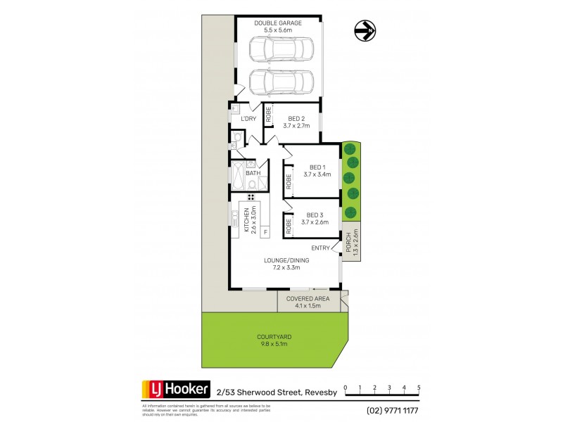 2/53 Sherwood Street, Revesby NSW 2212 Floorplan