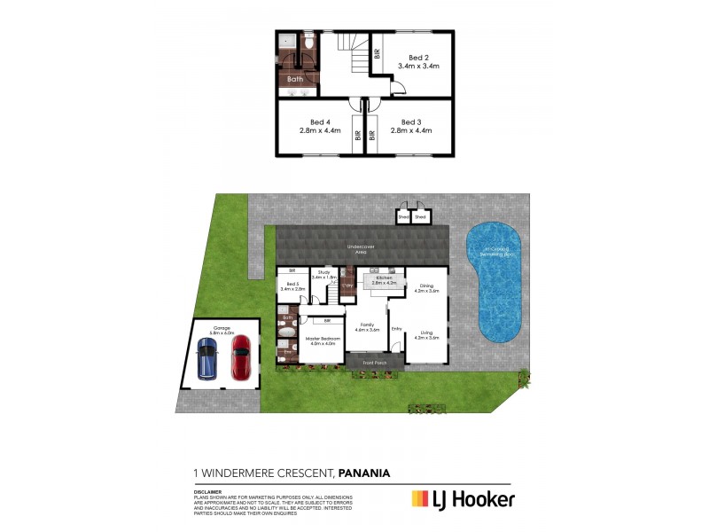 1 Windermere Crescent, Panania NSW 2213 Floorplan