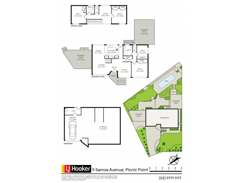 9 Samoa Avenue, Picnic Point NSW 2213 Floorplan