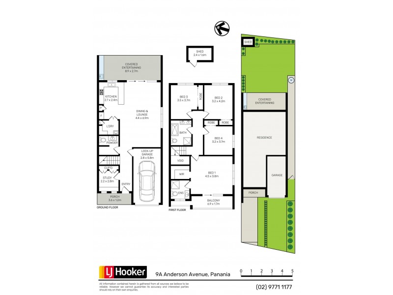 9A Anderson Avenue, Panania NSW 2213 Floorplan