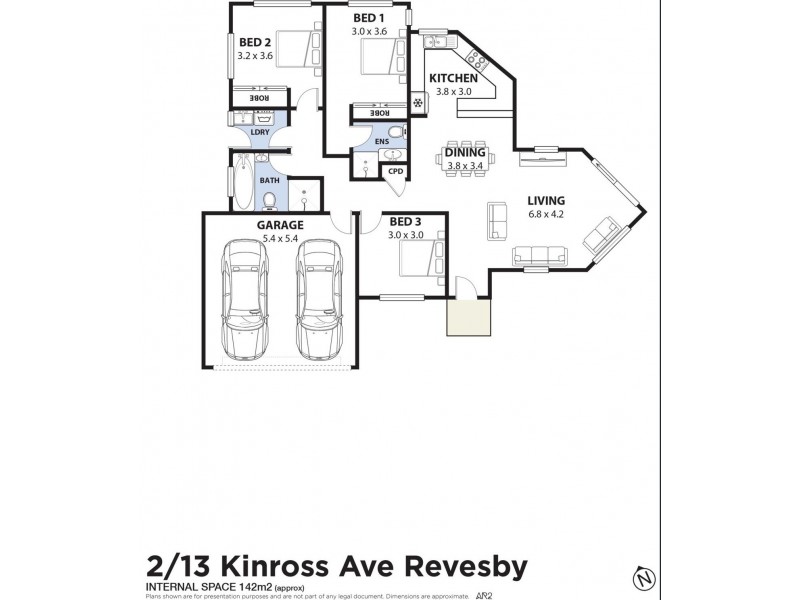 2/13 Kinross Place, Revesby NSW 2212