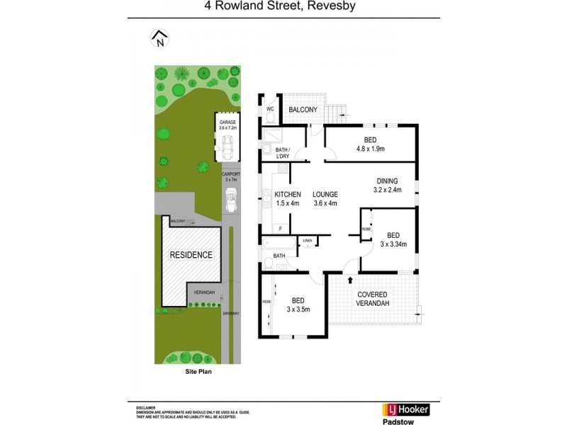 4 Rowland Street, Revesby NSW 2212 Floorplan