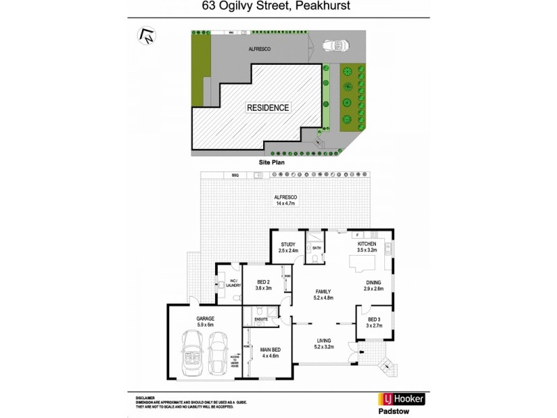 63 Ogilvy Street, Peakhurst NSW 2210 Floorplan