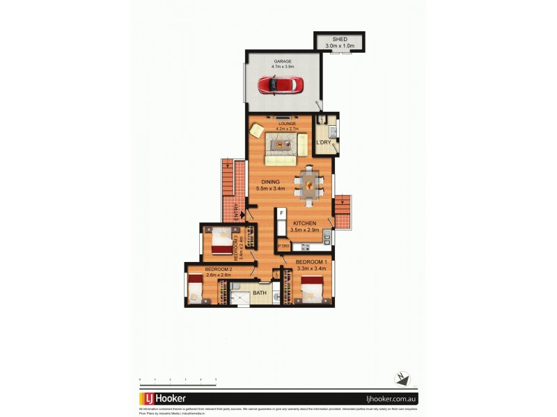 9 Henry Kendall Avenue, Padstow Heights NSW 2211 Floorplan