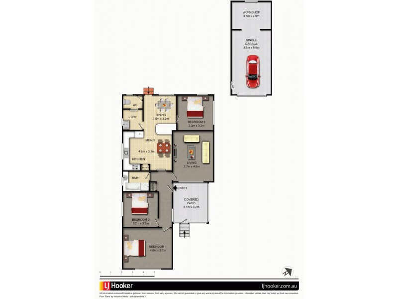 18 Queensbury Road, Padstow Heights NSW 2211 Floorplan