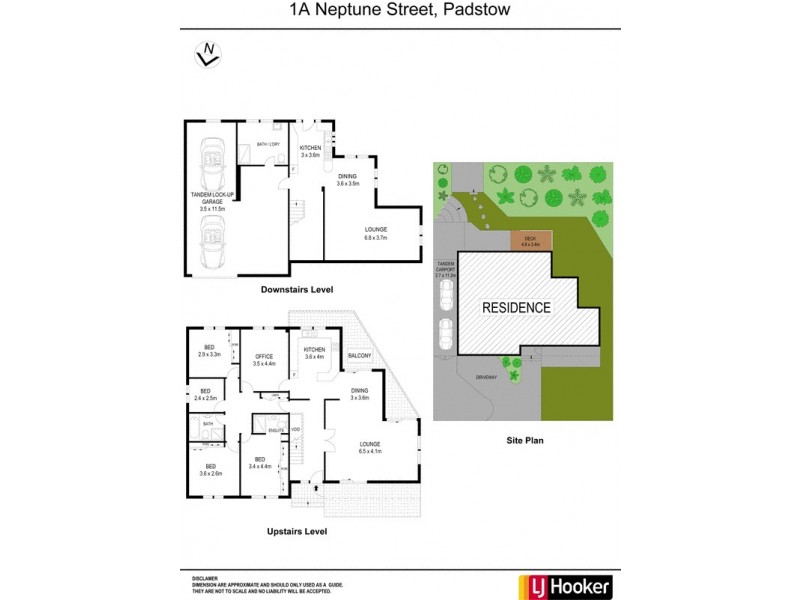 1a Neptune Street, Padstow NSW 2211 Floorplan