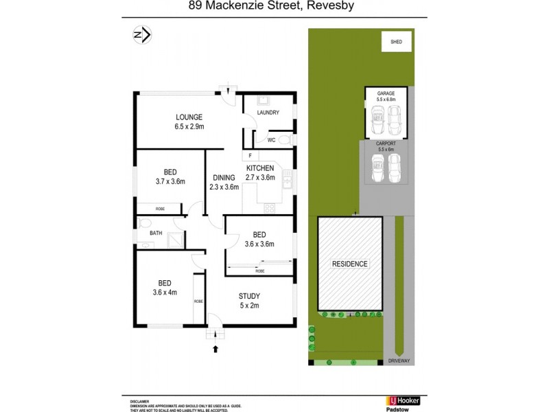 89 Mackenzie Street, Revesby NSW 2212 Floorplan