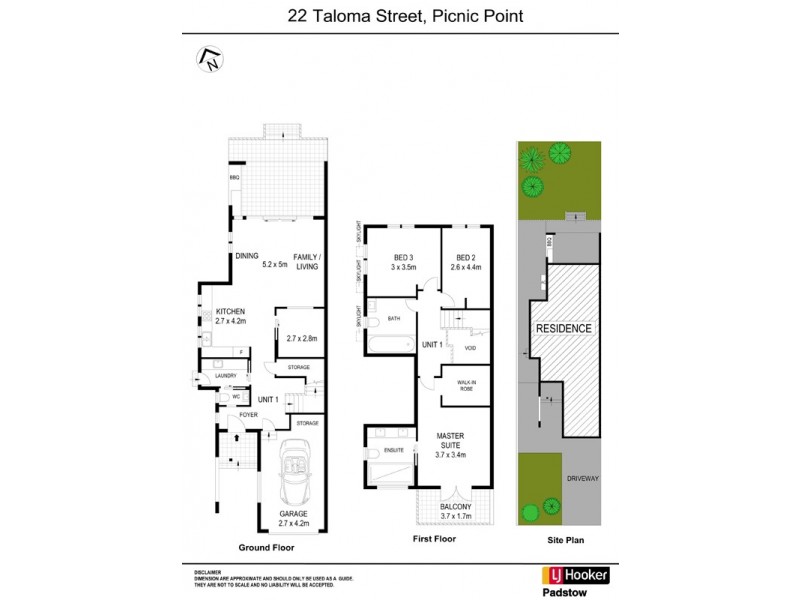 22 Taloma Street, Picnic Point NSW 2213 Floorplan
