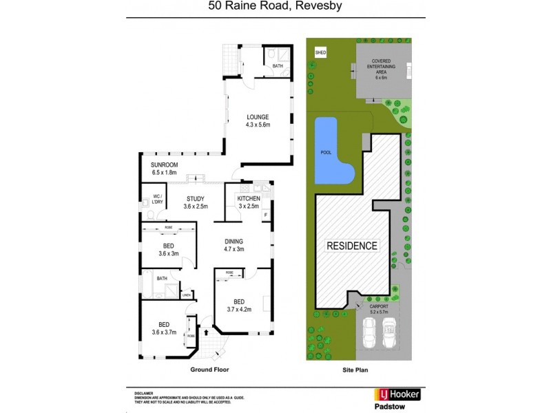 50 Raine Road, Revesby NSW 2212 Floorplan