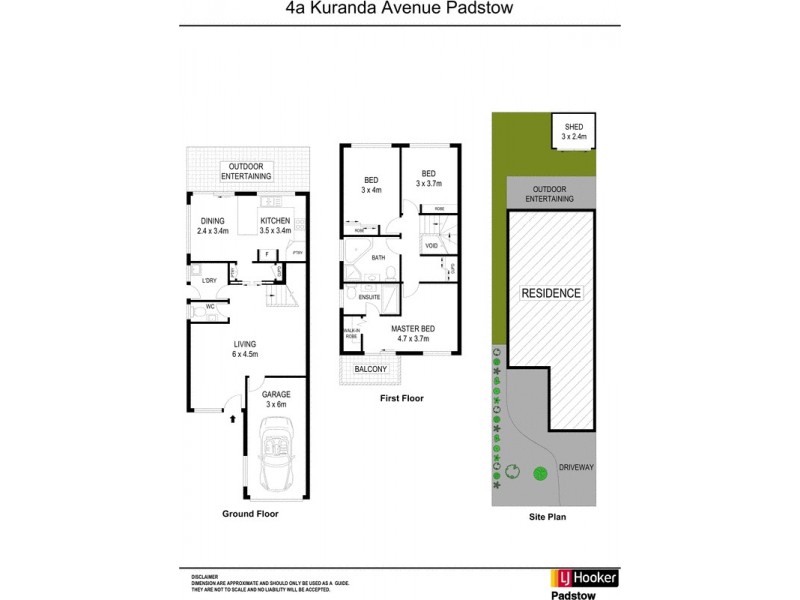 4a Kuranda Avenue, Padstow NSW 2211 Floorplan