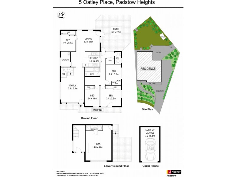 5 Oatley Place, Padstow Heights NSW 2211 Floorplan