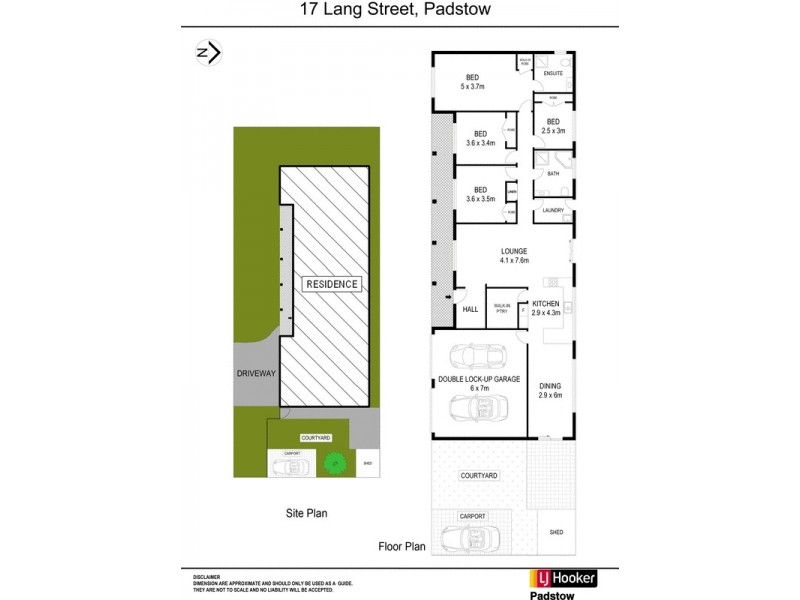 17 Lang Street, Padstow NSW 2211 Floorplan