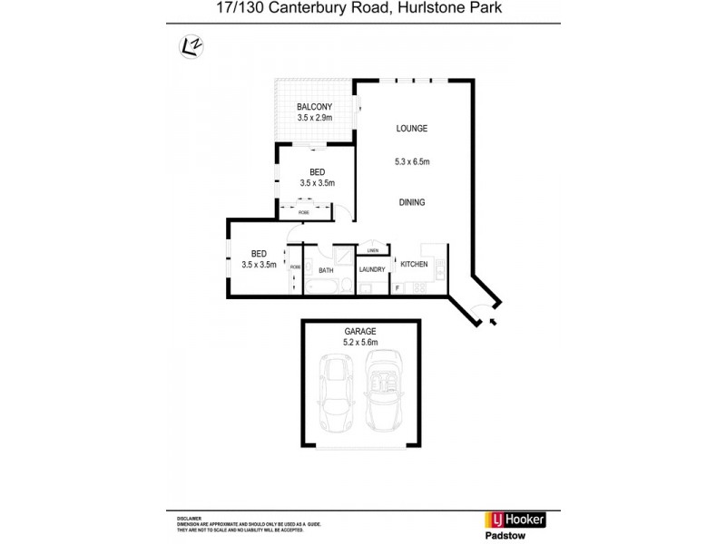 17/130 Canterbury Road, Hurlstone Park NSW 2193 Floorplan