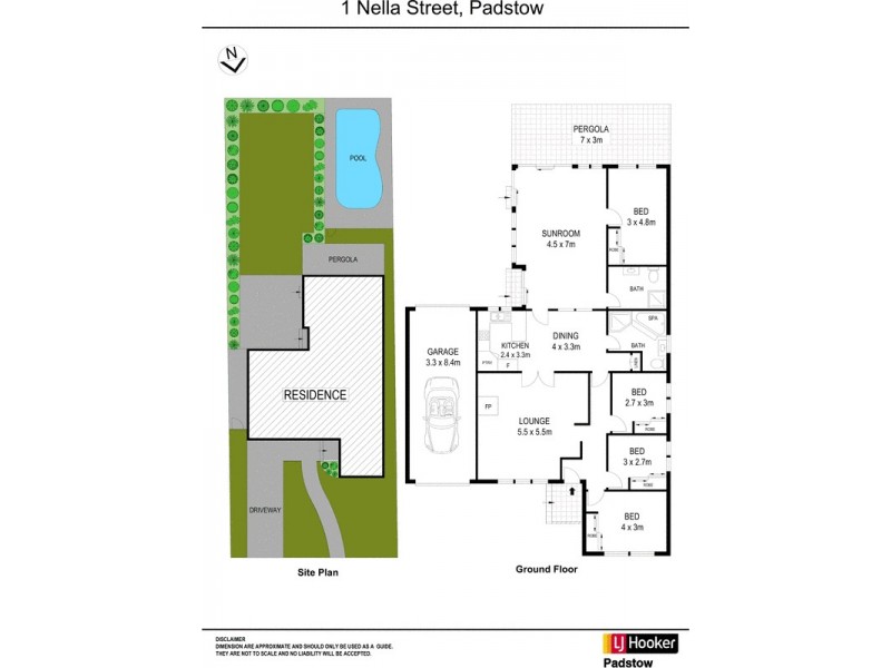 1 Nella Street, Padstow NSW 2211 Floorplan