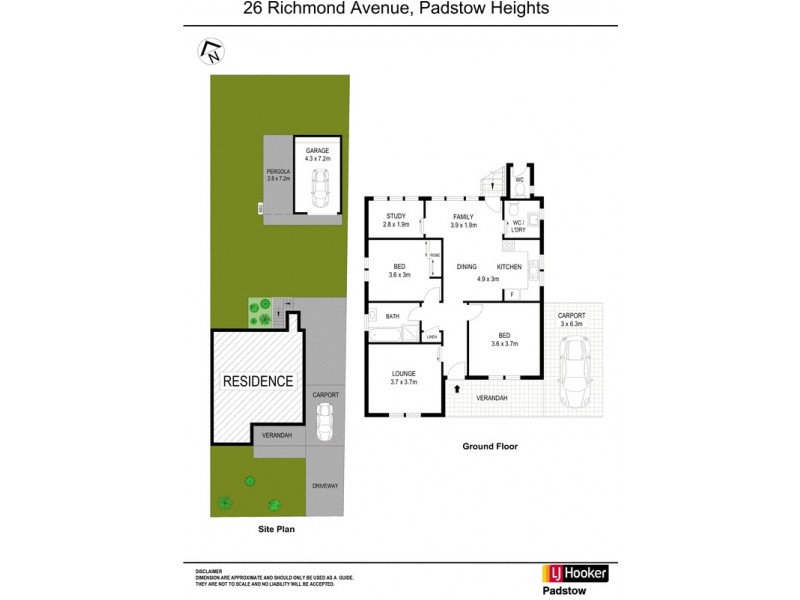 26 Richmond Avenue, Padstow Heights NSW 2211 Floorplan