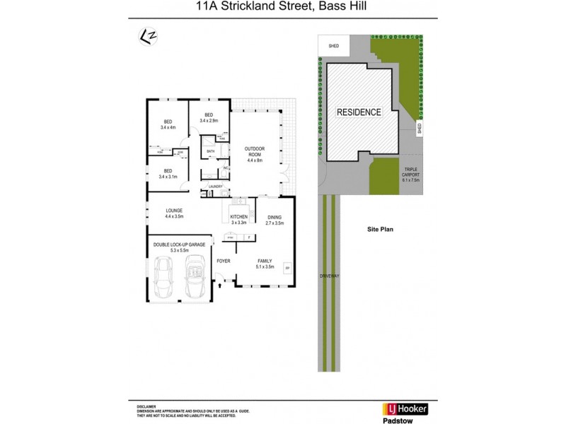 11a Strickland Street, Bass Hill NSW 2197 Floorplan