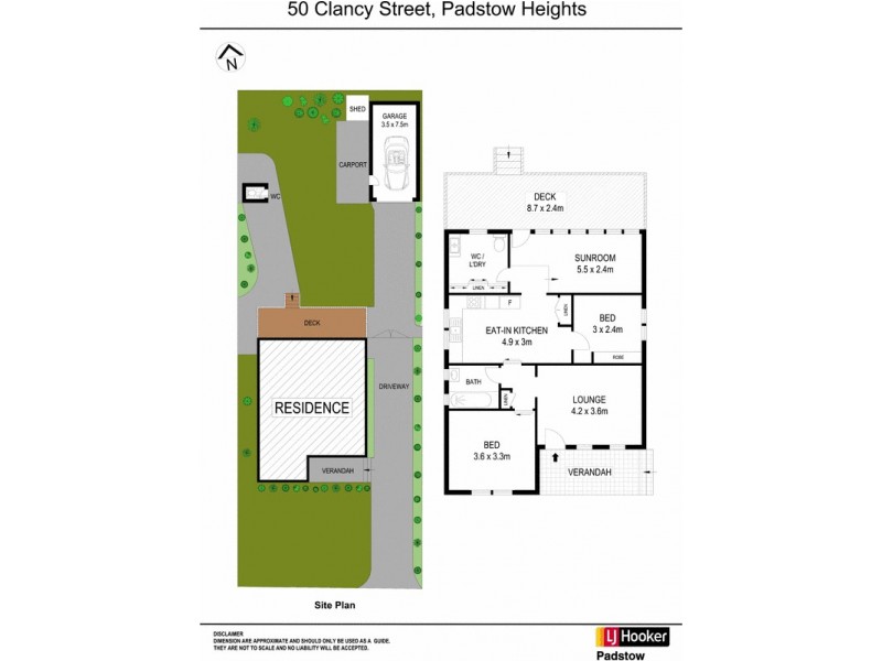 50 Clancy Street, Padstow Heights NSW 2211 Floorplan