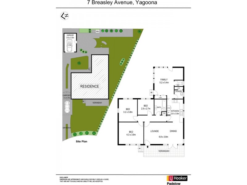 7 Breasley Avenue, Yagoona NSW 2199 Floorplan