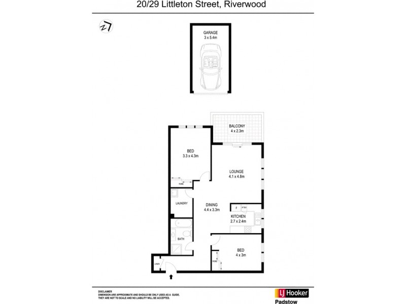 20/29 Littleton Street, Riverwood NSW 2210 Floorplan