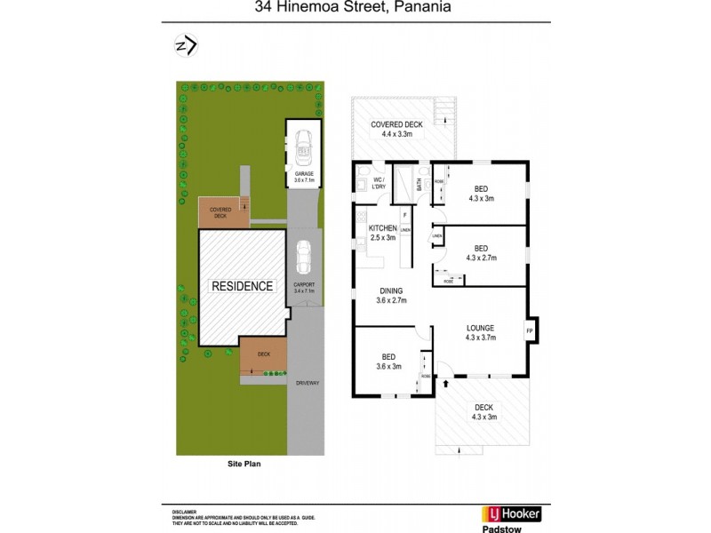 34 Hinemoa Street, Panania NSW 2213 Floorplan
