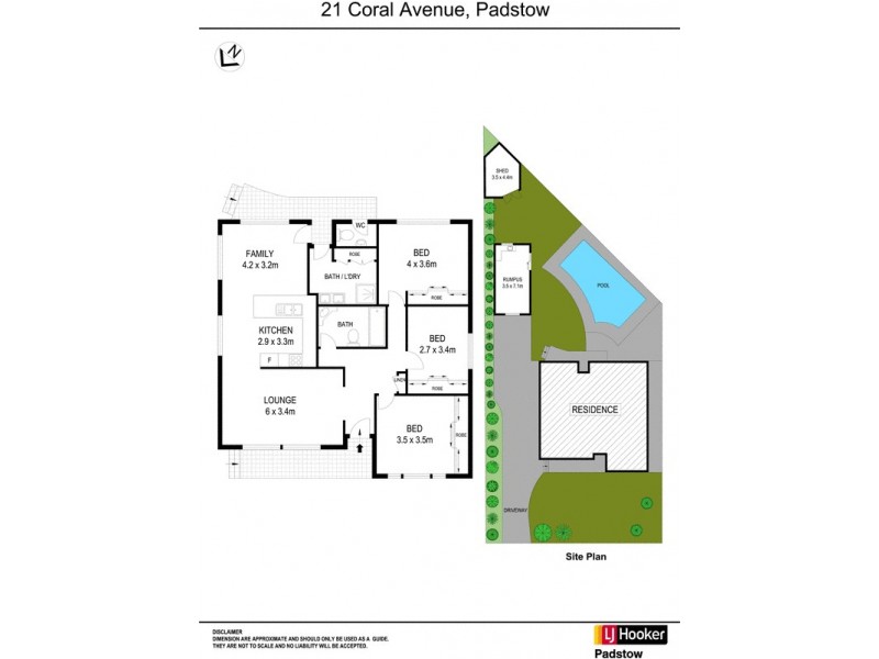 21 Coral Avenue, Padstow NSW 2211 Floorplan
