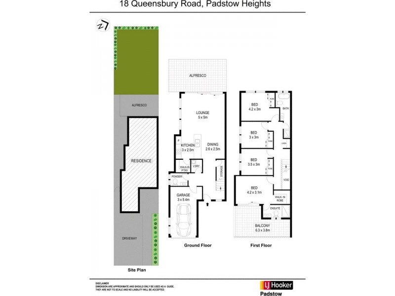 18 Queensbury Road, Padstow Heights NSW 2211 Floorplan