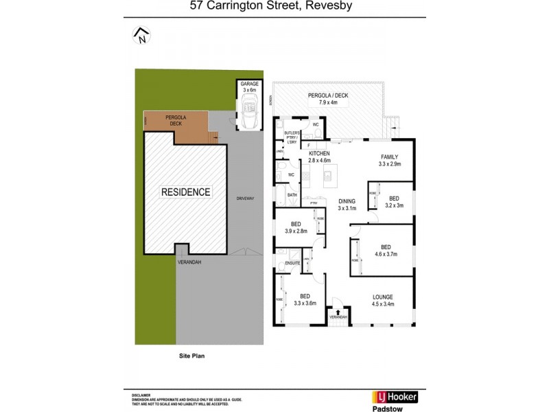 57 Carrington Street, Revesby NSW 2212 Floorplan