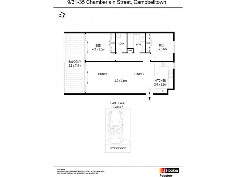9/31-35 Chamberlain Street, Campbelltown NSW 2560 Floorplan