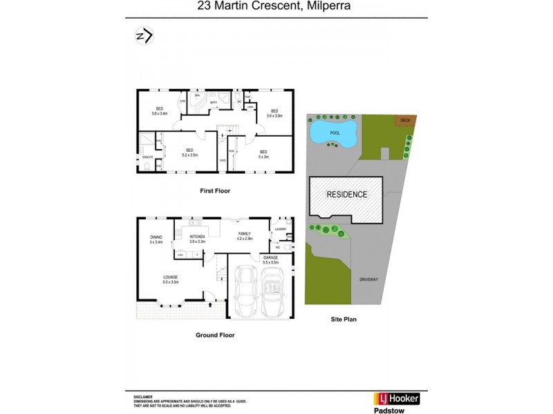23 Martin Crescent, Milperra NSW 2214 Floorplan
