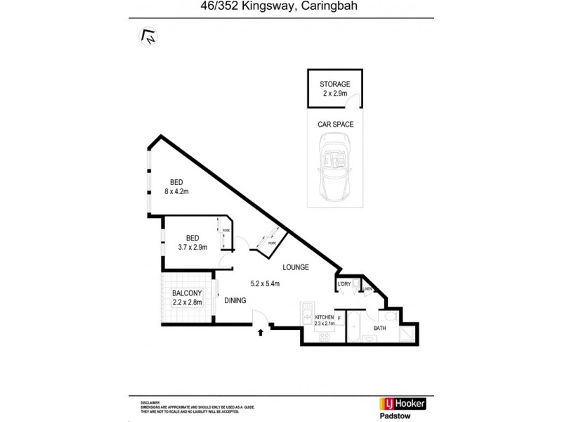 46/352-360 Kingsway, Caringbah NSW 2229 Floorplan