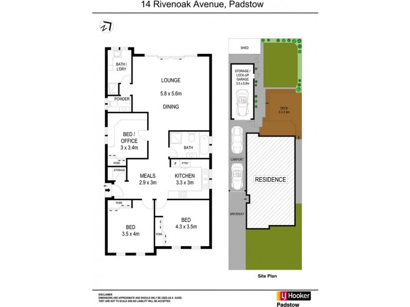 14 Rivenoak Avenue, Padstow NSW 2211 Floorplan
