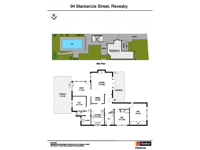 94 MacKenzie Street, Revesby NSW 2212 Floorplan